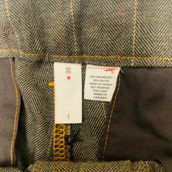 URBAN Outfitters Plaid Trouser Pants Pull-On Gray Size 1 - Picture 5 of 8